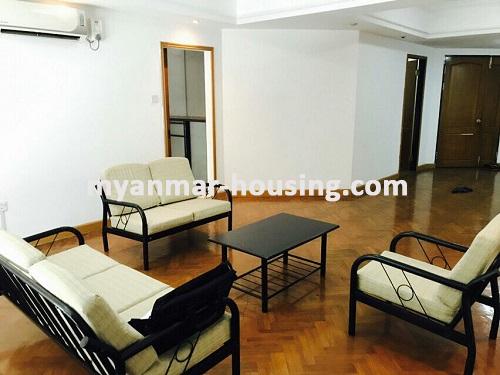 Myanmar real estate - for rent property - No.3480 - Newly renovated room in 9 Mile Ocean! - View of the Living room