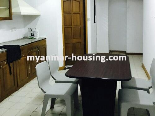 Myanmar real estate - for rent property - No.3480 - Newly renovated room in 9 Mile Ocean! - View of Dinning room