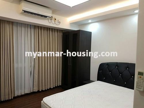 Myanmar real estate - for rent property - No.3483 - Luxurious decorated Condominium for rent in Star City. - View of the Bed room