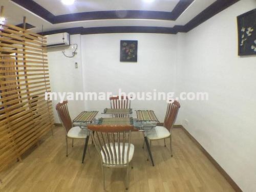 Myanmar real estate - for rent property - No.3509 - Available condo room in Bahan! - dinning room view