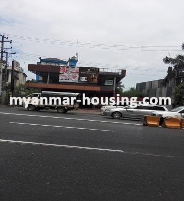 Myanmar real estate - for rent property - No.3513 - Two Storey landed House for rent in Bahan Township - View of the building