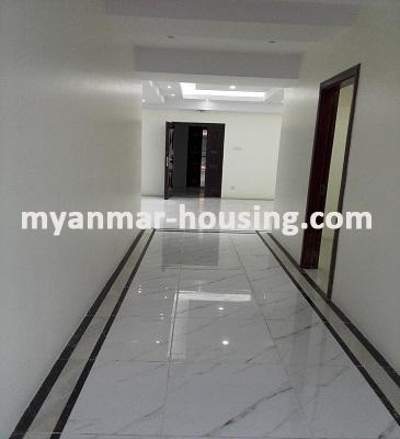 Myanmar real estate - for rent property - No.3542 - New Condominium for rent in Hlaing Township - View of the room