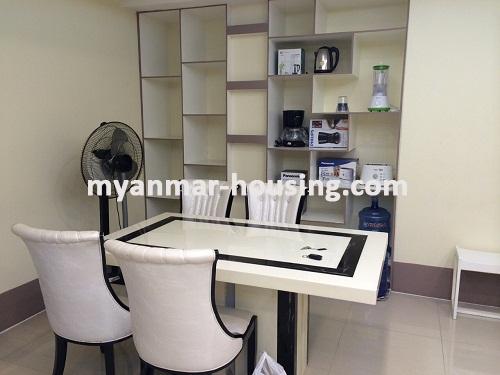 Myanmar real estate - for rent property - No.3579 - A Condominium apartment for rent in Star City. - View of the Dinning room
