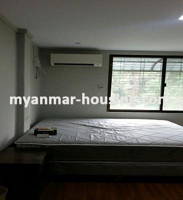 ミャンマー不動産 - 賃貸物件 - No.3592 - A Condo apartment for rent in Yan Shin Street. - View of the bed room