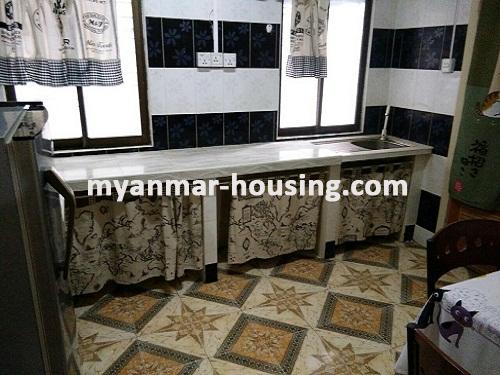 Myanmar real estate - for rent property - No.3602 - Good apartment with reasonable price for rent in Muditar housing.  - View of the Kitchen room