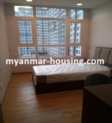 Myanmar real estate - for rent property - No.3606 - Modernize decorated Condo room for rent in GEMS Condo. - View of the Bed room