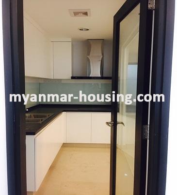 Myanmar real estate - for rent property - No.3606 - Modernize decorated Condo room for rent in GEMS Condo. - View of Kitchen room