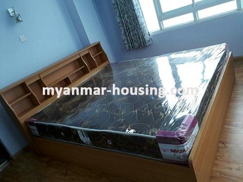 Myanmar real estate - for rent property - No.3607 - Modernize decorated Condo room for rent in MTP Condo. - View of the Bed room