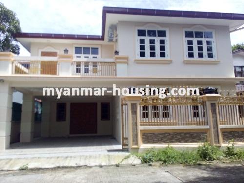 Myanmar real estate - for rent property - No.3667 - Landed house for rent in F.M.I City, Hlaing! - house view