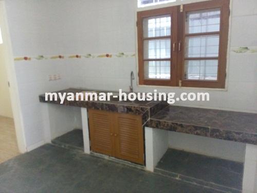 Myanmar real estate - for rent property - No.3667 - Landed house for rent in F.M.I City, Hlaing! - kitchen