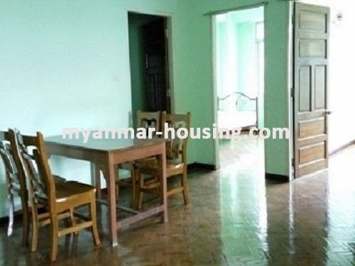 Myanmar real estate - for rent property - No.3694 - Condo room for rent above Junction 8, Mayangone! - dining area 