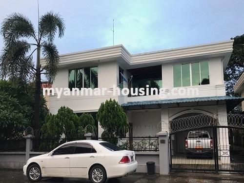 Myanmar real estate - for rent property - No.3710 - Landed House for rent in TarketaTownship. - View of the building