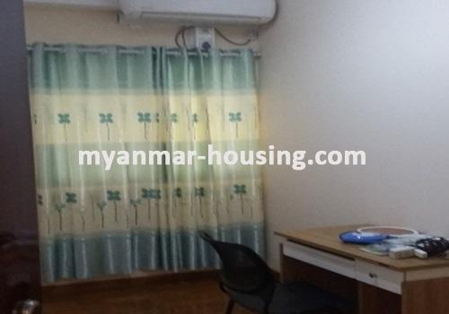 Myanmar real estate - for rent property - No.3720 - New condo room for rent in Yankin! - study room