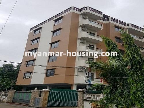 Myanmar real estate - for rent property - No.3731 - Half and Six storey building for business in Myanyangone! - building view