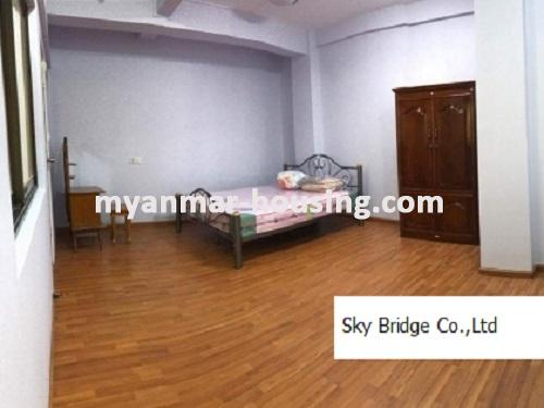 ミャンマー不動産 - 賃貸物件 - No.3778 - Condo room for rent in Sanchaung! - bedroom 