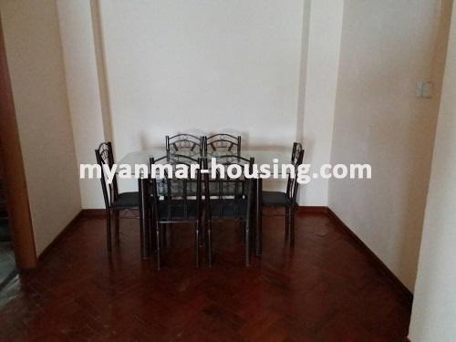 Myanmar real estate - for rent property - No.3779 - Condo room for rent in 9 mile Ocean, Mayangone! - dining area