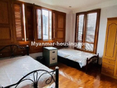 Myanmar real estate - for rent property - No.3838 - Royal Yaw Min Gyi Condominium room with reasonable price for rent in Dagon! - master bedroom view