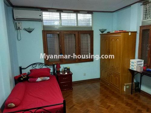 Myanmar real estate - for rent property - No.3857 - A landed house for rent in Kamaryut Township. - View of the Bed room