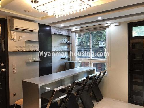 Myanmar real estate - for rent property - No.3858 - A Stardard decorated room for rent in Kamayut Township. - Bar 