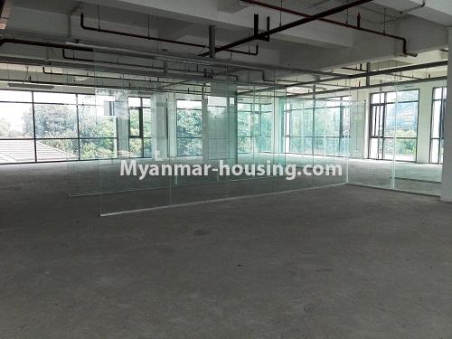 Myanmar real estate - for rent property - No.3867 - Office Room for rent is available in Kamaryut Township. - View of the room