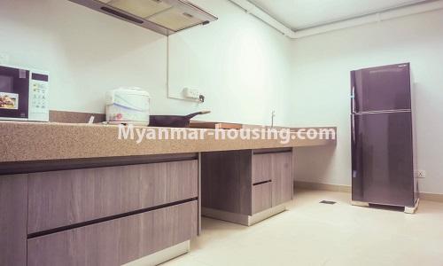 Myanmar real estate - for rent property - No.3871 - Condo room for rent in Hill Top Condo. - View of Kitchen room