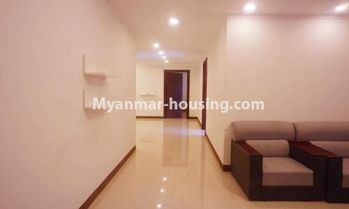 Myanmar real estate - for rent property - No.3871 - Condo room for rent in Hill Top Condo. - View of the inside.