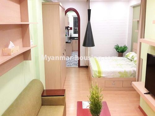 ミャンマー不動産 - 賃貸物件 - No.3884 - An apartment for rent in Kyaukdadar Township. - View of the room
