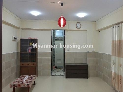 Myanmar real estate - for rent property - No.3889 - A room for rent in Yadanar HninSi Condo. - View of the living room