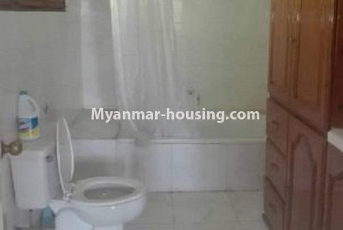 Myanmar real estate - for rent property - No.3929 - Landed house for rent near 7 mile hotel in Mayangone! - View of the wash room