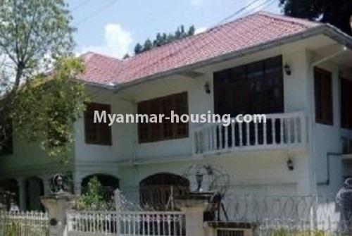 Myanmar real estate - for rent property - No.3929 - Landed house for rent near 7 mile hotel in Mayangone! - View of the house
