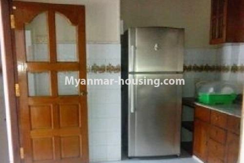Myanmar real estate - for rent property - No.3929 - Landed house for rent near 7 mile hotel in Mayangone! - View of the kitchen