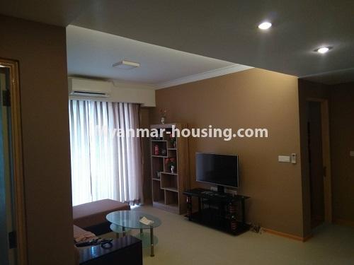 Myanmar real estate - for rent property - No.3933 - Condo room for rent in Star City, Thanlyin! - living room