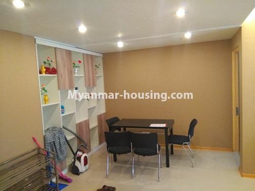 Myanmar real estate - for rent property - No.3933 - Condo room for rent in Star City, Thanlyin! - dinning area