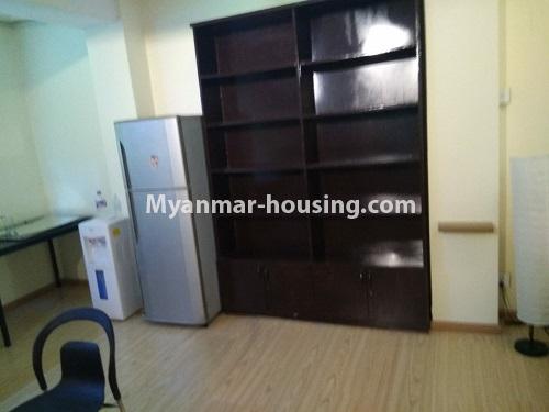 Myanmar real estate - for rent property - No.3935 - Apartment for rent in Downtown. - kitchen area