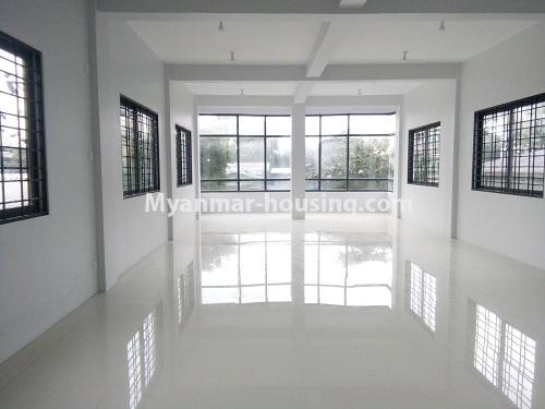 Myanmar real estate - for rent property - No.4068 - A Good Landed house for rent in Insein Township. - living room hall