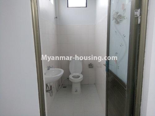 Myanmar real estate - for rent property - No.4068 - A Good Landed house for rent in Insein Township. - toilet 