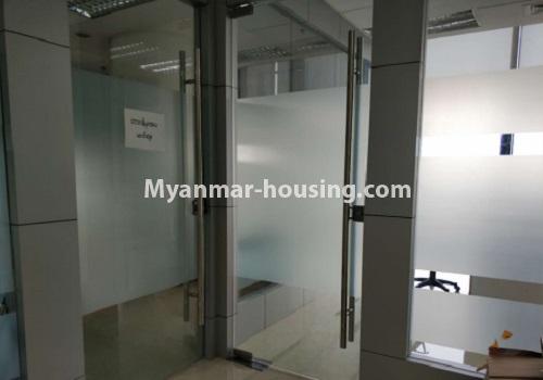 Myanmar real estate - for rent property - No.4085 - Office room for rent in Crystal Office Tower! - entrance view