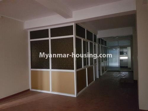 Myanmar real estate - for rent property - No.4125 - A good condominium for rent in Ahlone. - living room