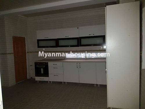 Myanmar real estate - for rent property - No.4125 - A good condominium for rent in Ahlone. - kitchen room