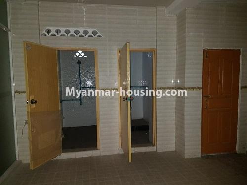 Myanmar real estate - for rent property - No.4125 - A good condominium for rent in Ahlone. - bathroom