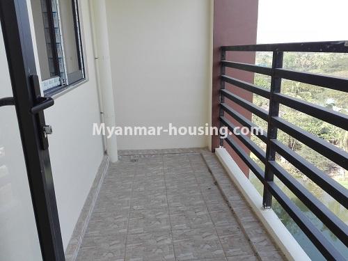 Myanmar real estate - for rent property - No.4287 - New condo room for rent in Insein! - balcony view