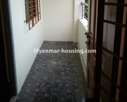 缅甸房地产 - 出租物件 - No.4295 - First Floor with no lift for rent in Kyee Myint Daing! - balcony view