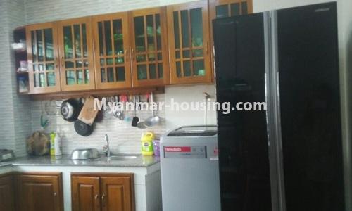 ミャンマー不動産 - 賃貸物件 - No.4364 - Yae Kyaw Complex condo room for rent in Pazundaung! - kitchen