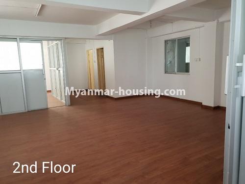 Myanmar real estate - for rent property - No.4376 - Six storey building for rent in Daw Pone! - second floor living room