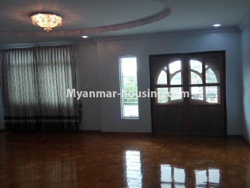 Myanmar real estate - for rent property - No.4403 - Decorated landed house for rent in Thanlyin! - living room