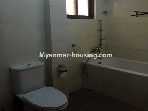 Myanmar real estate - for rent property - No.4403 - Decorated landed house for rent in Thanlyin! - bathroom