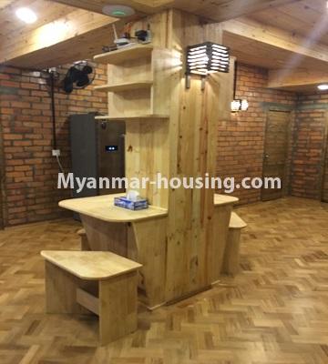 Myanmar real estate - for rent property - No.4442 - Share room for rent Botahtaung Pagoda, Botahtaung!  - dining area