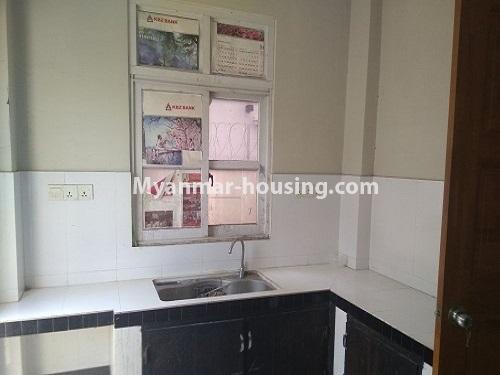 ミャンマー不動産 - 賃貸物件 - No.4445 - Three Sorey Landed house for rent in Baw Ga Street, North Dagon! - kitchen