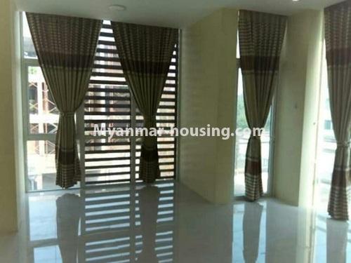 Myanmar real estate - for rent property - No.4448 - Newly Condominium room with beautiful decoration and with nice environment for rent in Norht Dagon! - master bedroom view