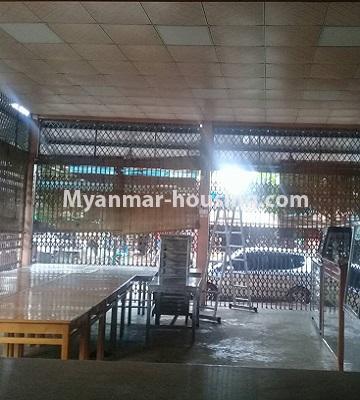 Myanmar real estate - for rent property - No.4452 - A house with business investment for rent in South Dagon Industrial Zone (3)! - the view of facing main road 